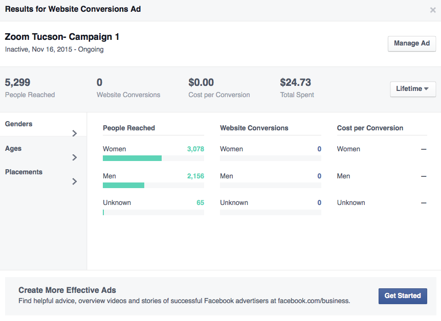 FB Website Conversions